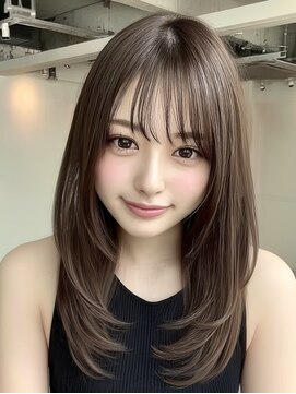 ヴェイン 渋谷(vain) 顔まわりレイヤーワンカールレイヤー