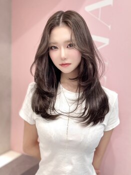 ジェム リット(GEM lit)の写真/【当日予約OK】顔周り“レイヤーカット”や、トレンドの“韓国スタイル”が得意なサロン《GEM lit》*