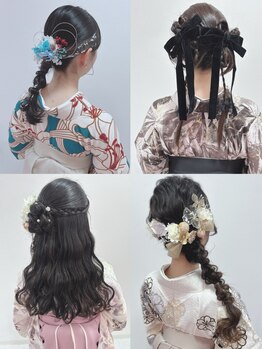 【卒業式の着付け】卒業式の袴の着付けも*専門スタッフが担当して素早く、着崩れしにくい◎