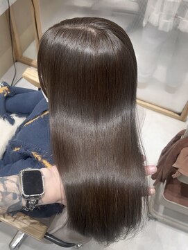 ジーナ サンシャイン通り池袋(Zina) 髪質改善 グレージュ ブリーチなし 透明感 艶髪[mizuki]