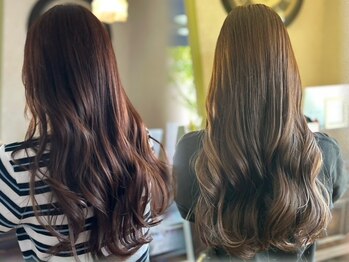 ヘアー クラフト(hair CRAFT)の写真/ダメージを最小限に抑える毒素除去カラー使用！不要な物質を除去して健康的な髪を育み、色持ちと艶UP☆