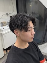 エース(ACES) チリつかないツイスパ×刈り上げセンターパート