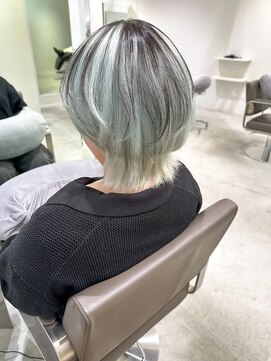 キオク(KIOX) ブルーカラー/水色カラー/ハイトーンカラー/ブリーチ/名古屋/栄