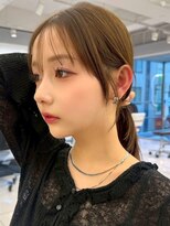 アッシュ 新杉田店(Ash)&nbsp;新杉田レイヤーカット韓国ダブルカラー顔周り前髪カットボブ