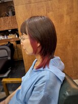 コモレビ(komorebi) 【山本智文】インナーカラーピンクウルフ