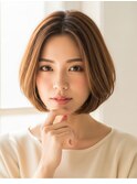 大人かわいいサマーボブ川越/ショート/ボブ/ハイライト