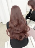 後ろ姿盛れる＊ブリーチなし透明感カラーピンクベージュ