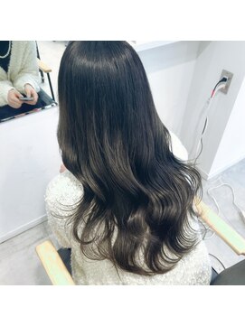 ビューバイネオリーブ 用賀店(Beau'r by neolive) ストレートパーマ縮毛矯正ダークパープル夏ミルクブラウン[用賀]