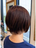 丸みショートボブ