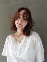 ユルク(JURK nagoya)&nbsp;栄/ダークパープル/ナチュラルショート/ミルクブラウン/夏