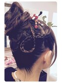 結婚式☆お洒落・団子アレンジ☆