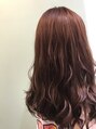 美容室 ハルミ ヘア リゾート 川口店(Harumi Hair Resort) イルミナカラーでピンクベージュに。艶がとても出ます。