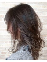 エイムヘアメイク 舟入店&nbsp;ナチュラルベージュ×ソフトレイヤー