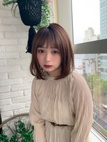 【NEXT原宿 林】大人可愛いミディアムボブ