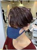 ハンサムショート/カシスピンク/ボーイッシュ女子/ユニセックス