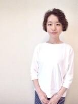 ヘアー キュート(hair CUtE)&nbsp;アップバングが潔い平巻きショート！