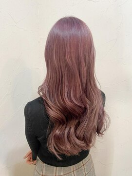 レイール 下北沢(Reir) 【Reir下北沢】*リバースカールロング+ペールピンク*