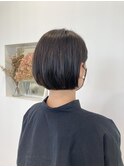 ぱっつんミニボブ