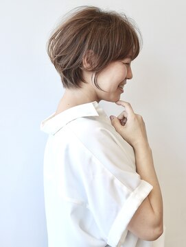 クレオヘア インターナショナル 八丁堀店 ペタンコの方必見！トップふんわりくびれショート！