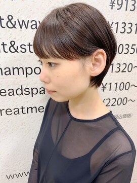 モリオ フロム ロンドン サッポロファクトリー店(morio FROM LONDON) 【morio】札幌ショート　大人かわいい耳かけマッシュショート