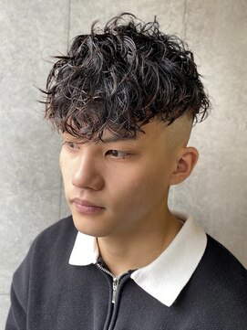 サップ 茨木店(Sup) 【Sup】前下がりフェードスパイラルパーマスペインカール