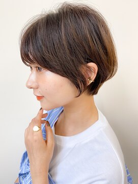 サンク ヘア アンド スパ パルシェ店(CINQ hair&spa) 《CINQ》勝見 横顔美人丸みショート♪