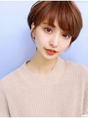 【渡辺】ショートグラデーションカラーペールベージュ