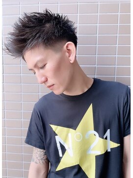 オヅラストリゾート(OZ LAST RESORT) mens style スパイキーショート