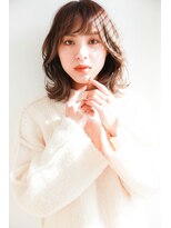 グランマッシュ(Granmash)&nbsp;柔らかい質感・くびれミディ・フェイスレイヤー・ベージュカラー