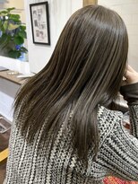 ラレイ ハラジュク(Lalei harajuku)&nbsp;【ささき】ブリーチなしダブルカラー/オリーブ/オリーブベージュ