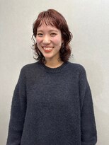 リブロ(LiBro) ココアベージュ大人ガーリーウェーブミディアム似合わせカット