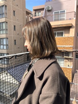 パム 恵比寿(PAM.) 抜け感のあるボブスタイル