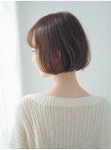 大人可愛い耳掛けショートボブ