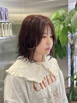 ゼスト 八王子店(ZEST) オレンジブラウン/ブリーチなしダブルカラー【藤野はるひ】