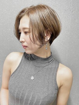 エストアール フクオカ 福岡博多店(est-r. Fukuoka)の写真/【博多でショートカット】と言えばest-r.どの角度から見てもキマるスタイルはエリアトップクラスの指示率!