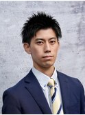 ビジネスショートアップバング<理容室><MEN'S/中野/バーバー>