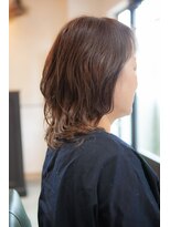 リスボーン(RESBORN)&nbsp;【30,40,50代ナノバブルで艶髪に白髪カバーするパーマスタイル】