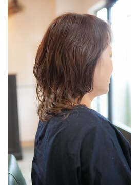 リスボーン(RESBORN) 【30,40,50代ナノバブルで艶髪に白髪カバーするパーマスタイル】