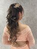 洋装のヘアセット　￥3,850