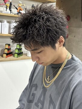 イーラ(era) スパイキーショートパーマ/メンズ/刈り上げ/眉毛/ツイスト