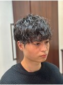 メンズパーマ/ツイスパ/メンズカット/銀座/有楽町/＜理容室＞