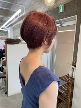 エヴァン(HEVIN) ピンクヴァイオレット☆マッシュショート