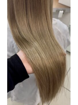 スタイル 横浜(STYLE) エクステ８０本ベージュロングエクステ/長さだし横浜エクステ