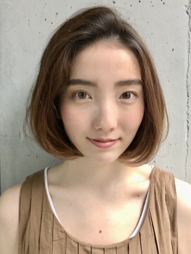 インセプション 銀座(INCEPTION) 切りっぱなしショート・ボブ/絶壁解消/前髪なし/４0代/30代/丸顔