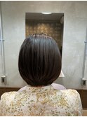 コスメストレート×ショートボブ