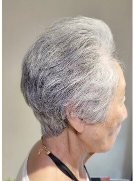 松本平太郎美容室 国立店 オールバックレイヤー×クリープパーマ