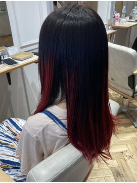 トッカ ヘアーラウンジ 日吉店(tocca) ♪ブリーチ履歴を活かしたデザインカラー♪