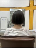 切りっぱなしボブ