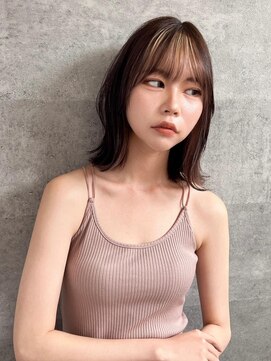 ビームズヘア 藤が丘店(Bee Ms HAIR) 小顔見せショートベージュカラーブリーチしない透明感カラー