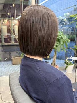 コク 千葉駅西口(COQU) タッセルボブ × アッシュブラウン【千葉優希】